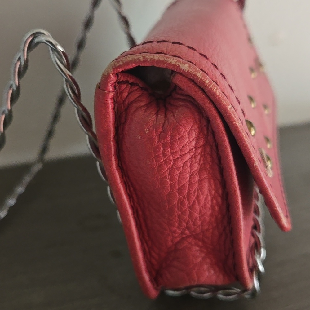 Chloe' Coin Pouch With Brass Charm - Picture 4 of 10